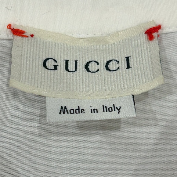 Authentic Gucci White and Red Label Detail - Picture 4 of 6